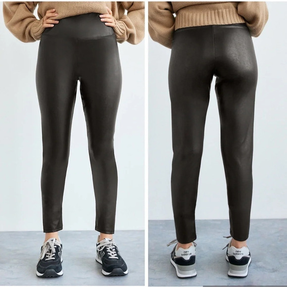 Aritzia  Wilfred Free Daria Pant Vegan Leather Leggings - Picture 1 of 9
